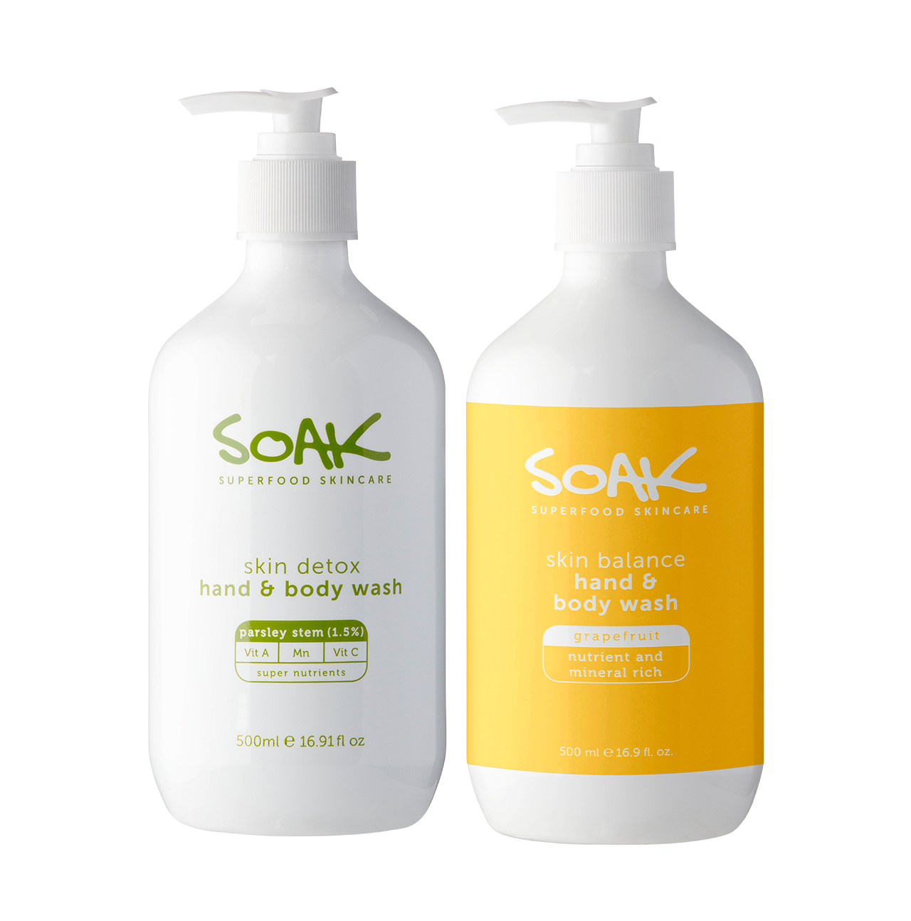 Superfood Hand & Body Wash Duo